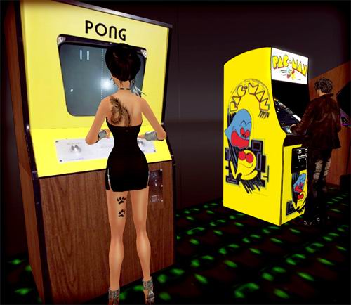 ms pac-man and galaga arcade game